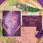 Bright and bold purple wedding ideas