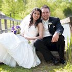 An Elegant Spring Wedding with Purple Details in Chatham, Ontario