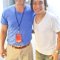 Dr. Sigle visits with Journey's lead Singer, Arnel Pineda