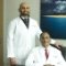 Dr. Rao Movva (seated) is proud to be working alongside of his son, Dr. Arvind Movva, in his mission to reduce the incidence of colon  cancer in the Quad City area.