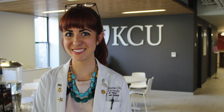 Medical student Serena DiMattia at KCU