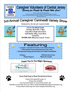  3rd Annual Caregiver Canines® Variety Show