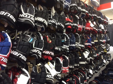CCM & Bauer Hockey Gloves