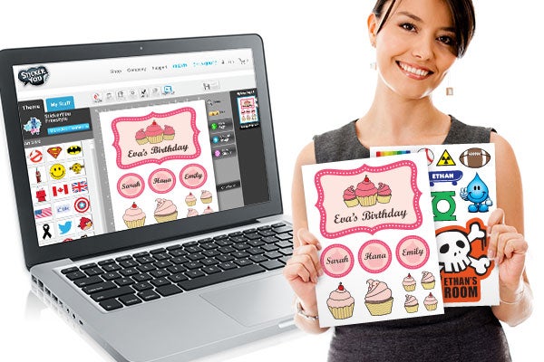 custom sticker pages