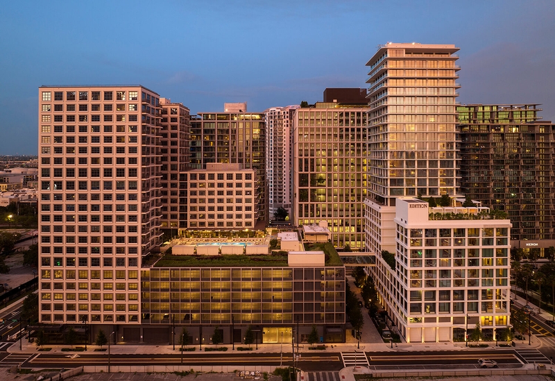 ariel photo of downtown water street