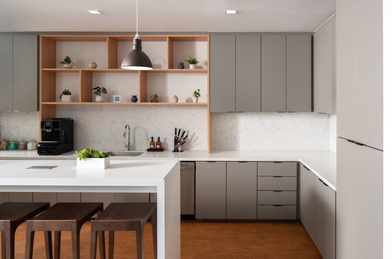 office breakroom and kitchen