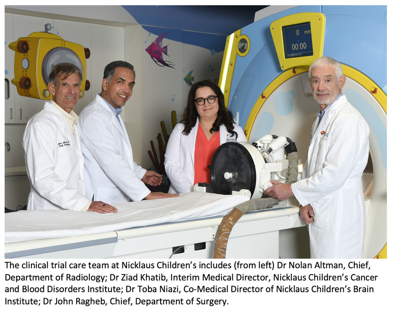 Nicklaus Children’s Hospital to Study Low-Frequency Focused 