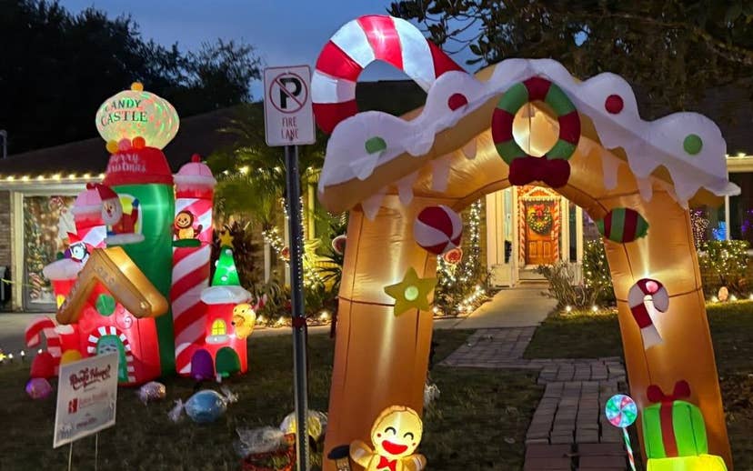 Christmas Festival House Yard Decorations