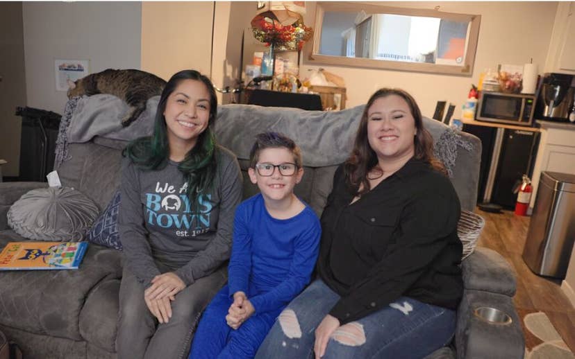Nevada School Support Specialist Emily, Ryan and his Mom Emily