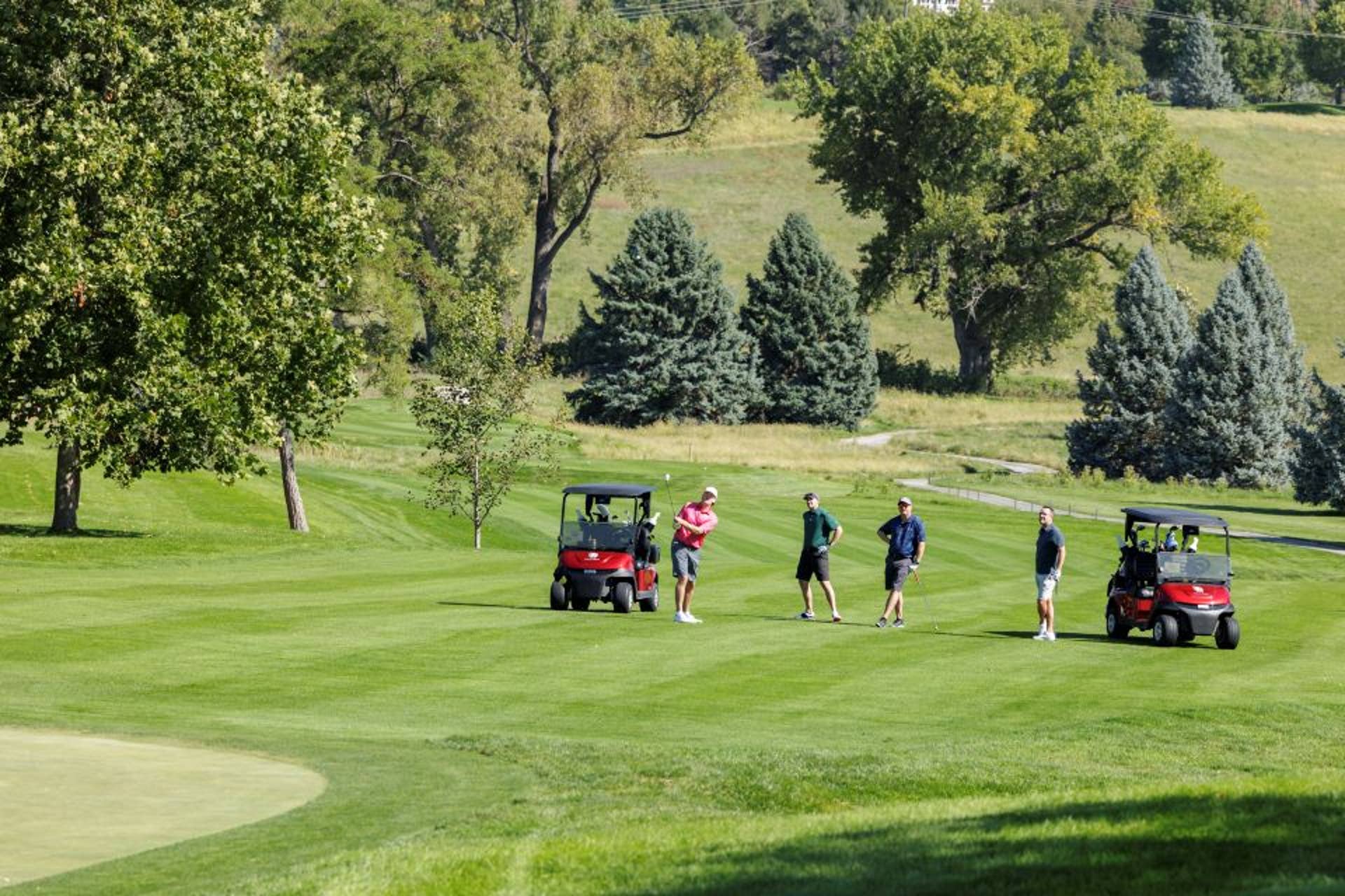 Golfers on the Green