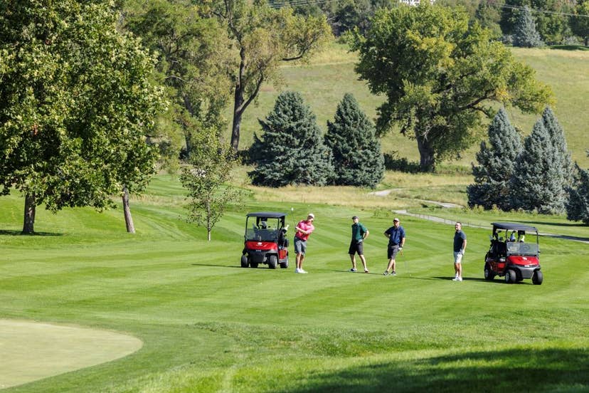 Golfers on the Green