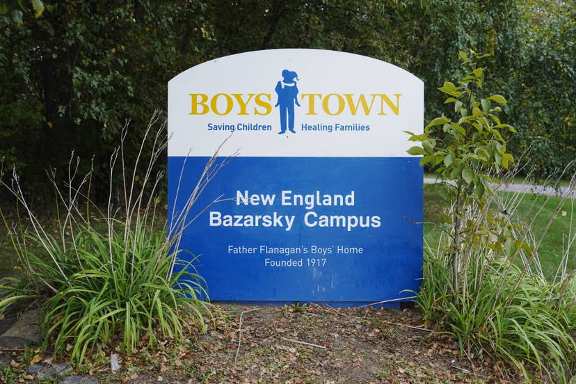 New England Bazarsky Campus sign