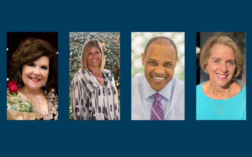Sheri Bryan, Lisa Cashin, Sheriff Walt McNeil and Leslie Redding 