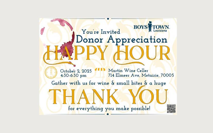 Louisiana Donor Appreciation Event