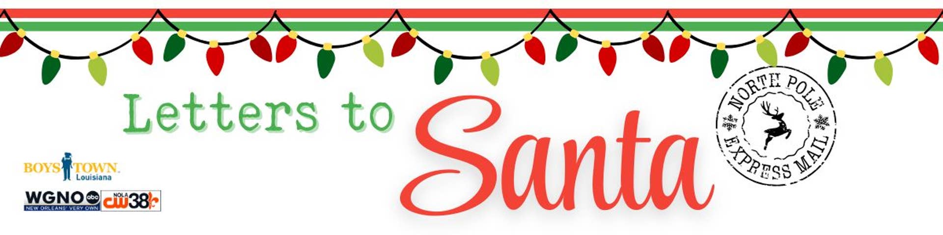 letters to Santa banner