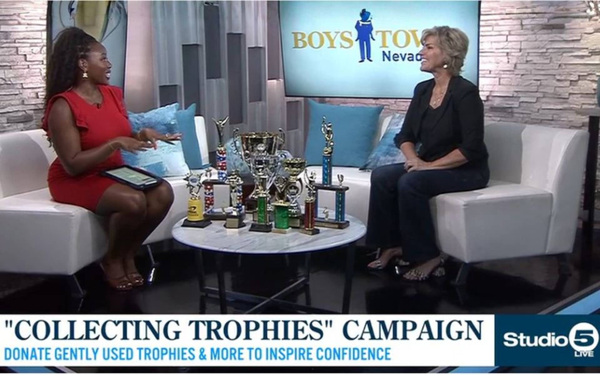 Paula Lawrence on Fox 5, Collecting Trophies Campaign
