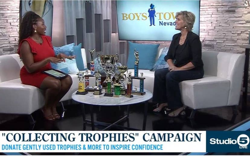 Paula Lawrence on Fox 5, Collecting Trophies Campaign