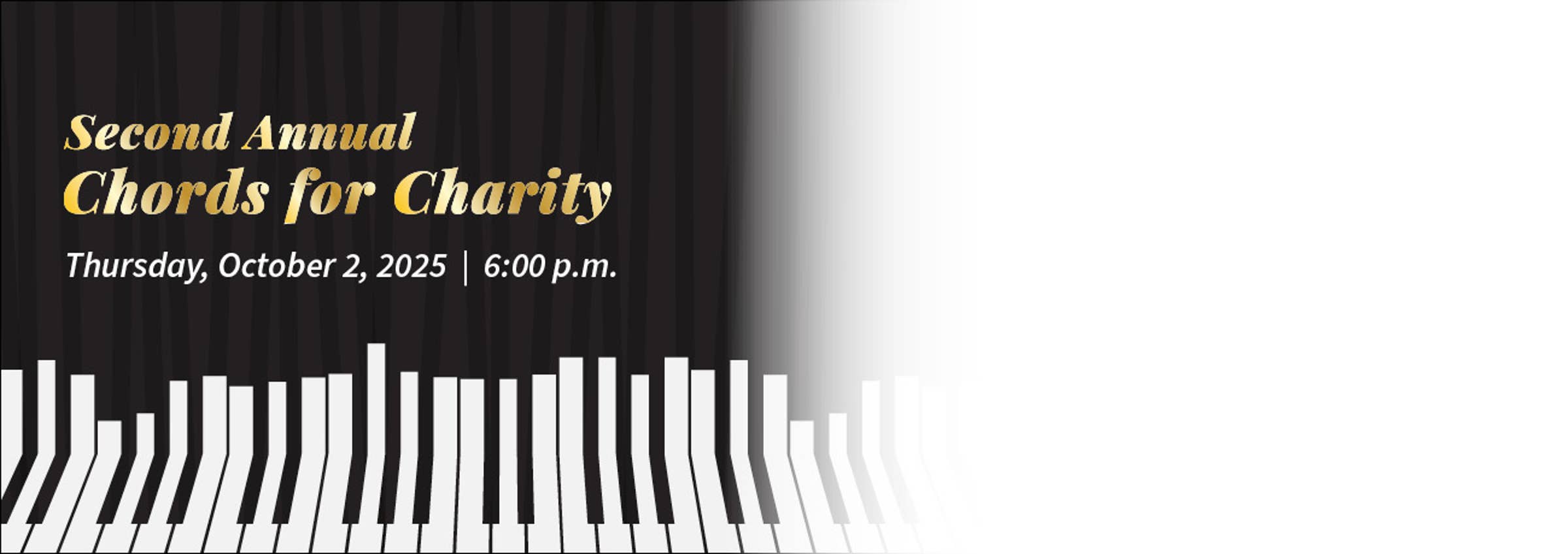 Chords for Charity Dueling Pianos