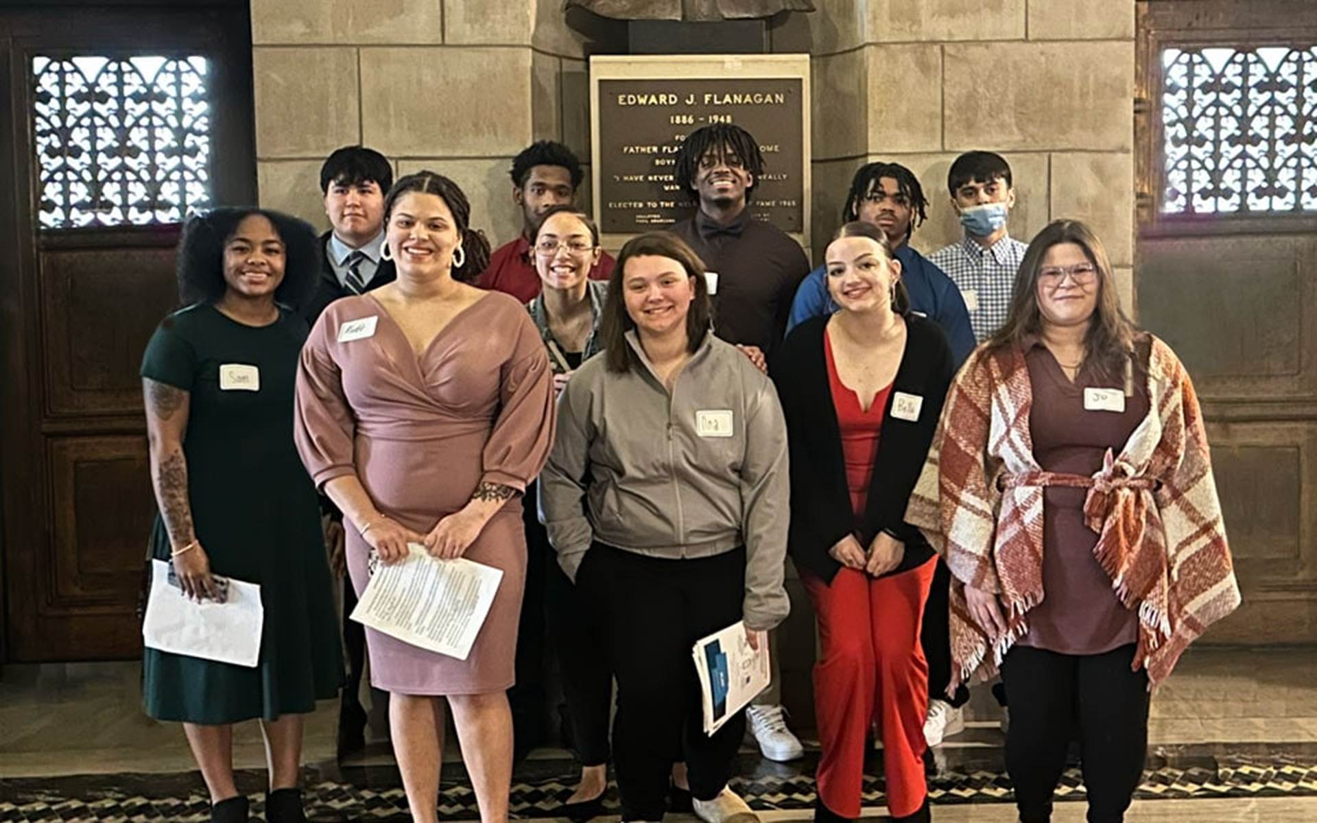 Boys Town Youth at Nebraska Capitol