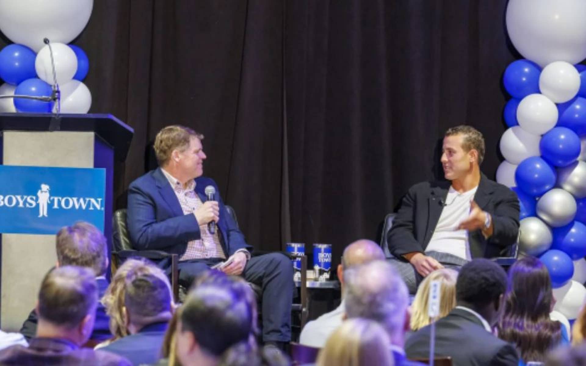 Anthony Rizzo speaking at the 59th Annual Boys Town Booster Banquet
