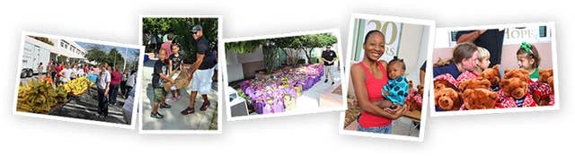 Pictures of kids and people helping