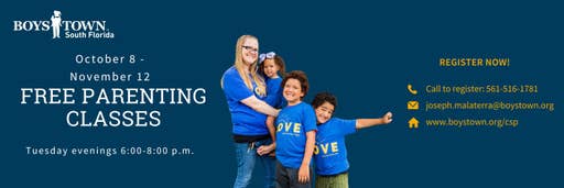 Free Parenting Class Starting October 8