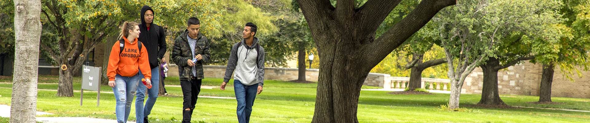 teens walking