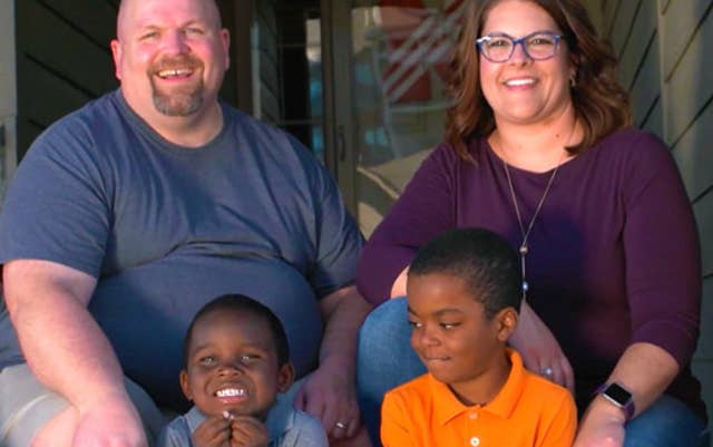 Randy & Emily and their  Boys Town Children
