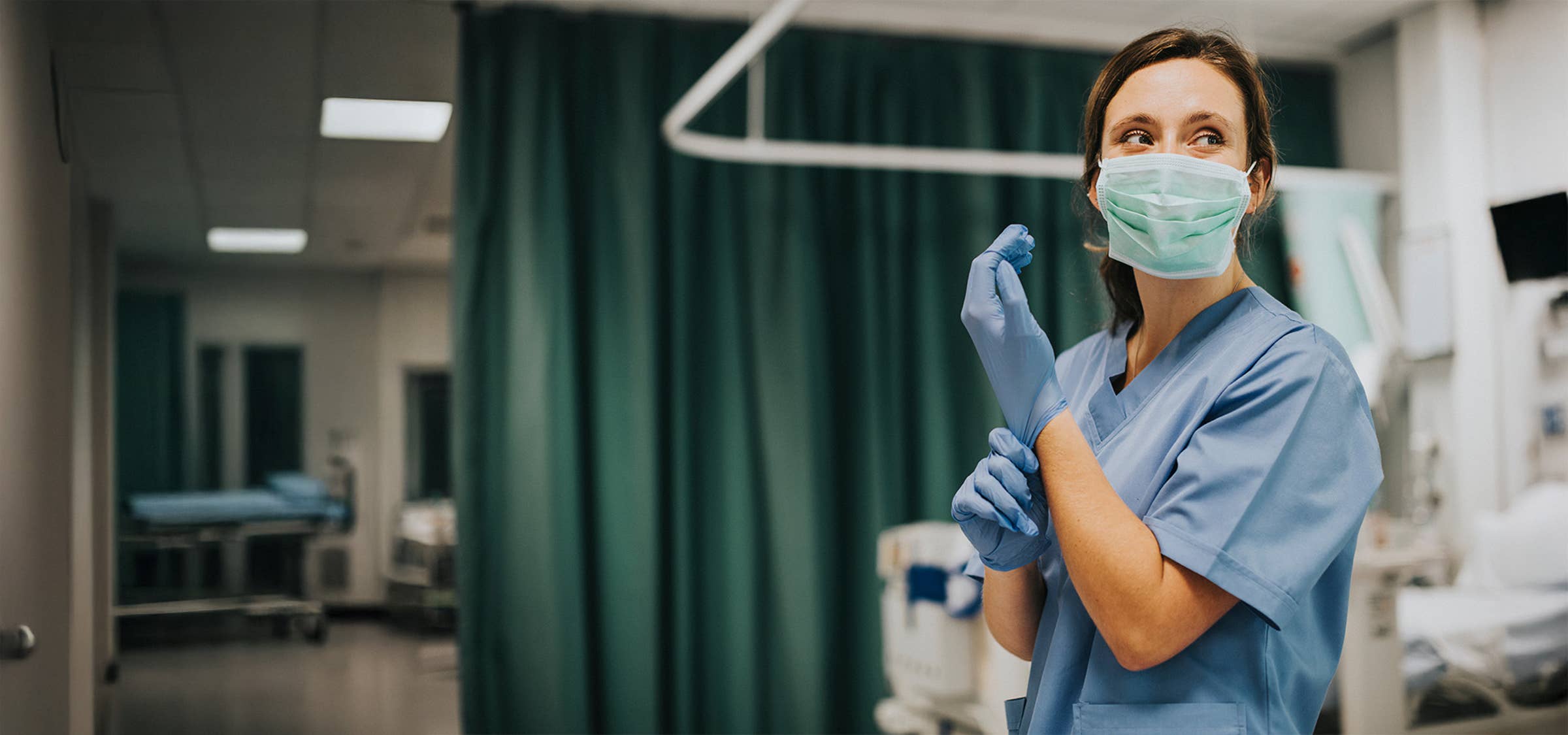Nurse working at the hospital