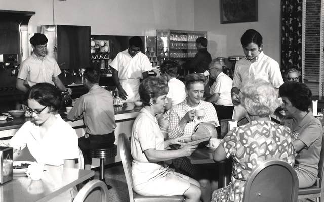 Overlook Cafe in the past