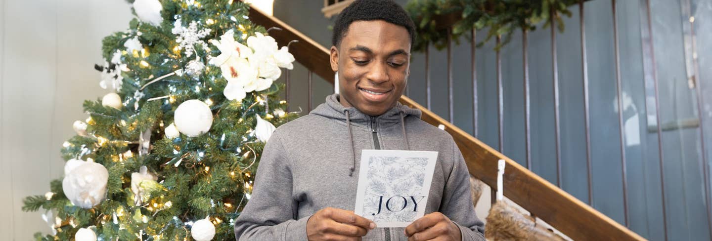 Boys Town Kid reading eCard