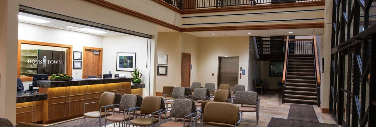 Empty waiting room