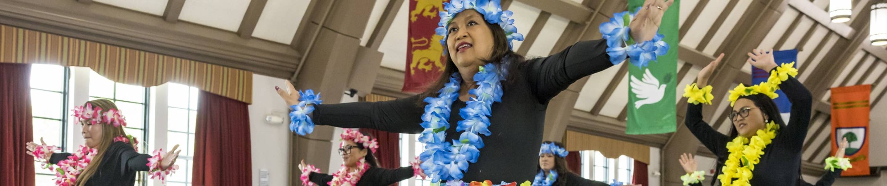 Woman wearing Hawaiian Lays
