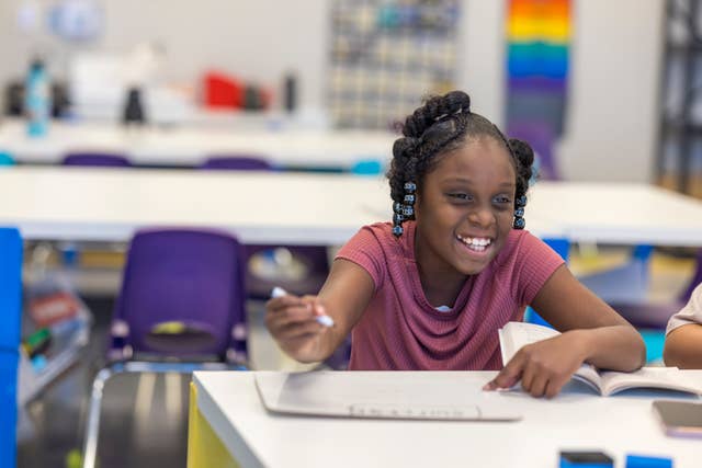 Happy boys Town student