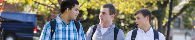 Students talking to each other