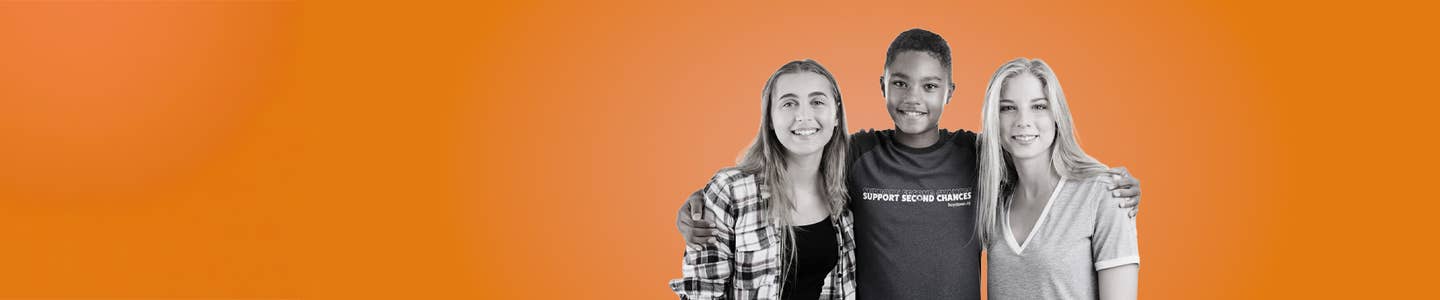 Three Boys Town youth