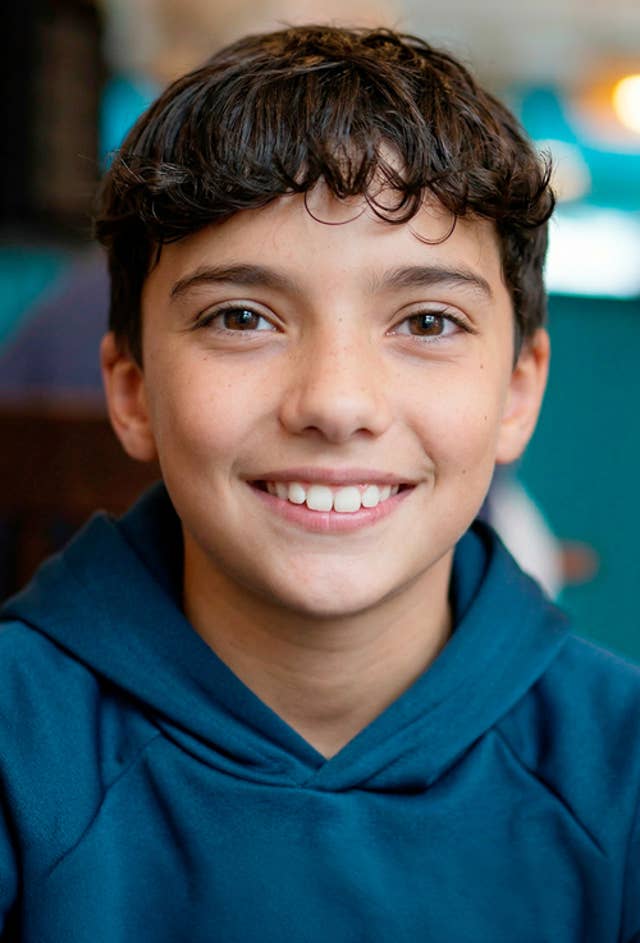 Happy young birthday boy