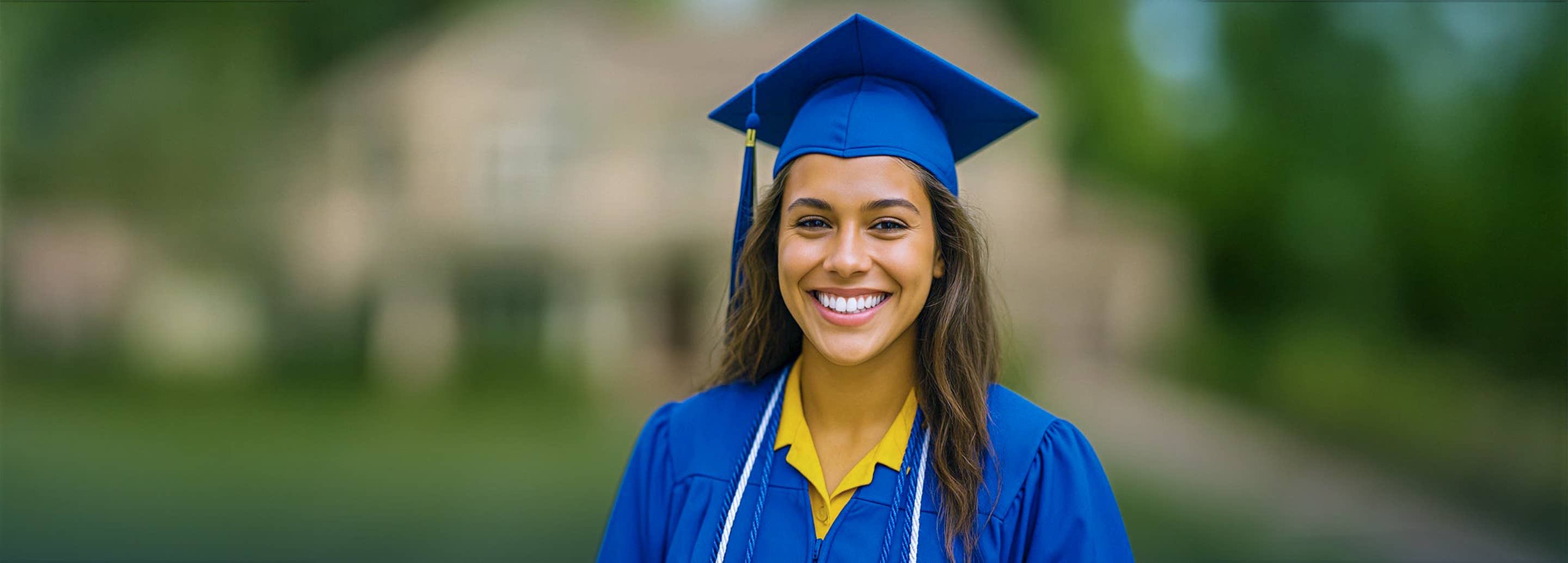 Graduation Student Smiling