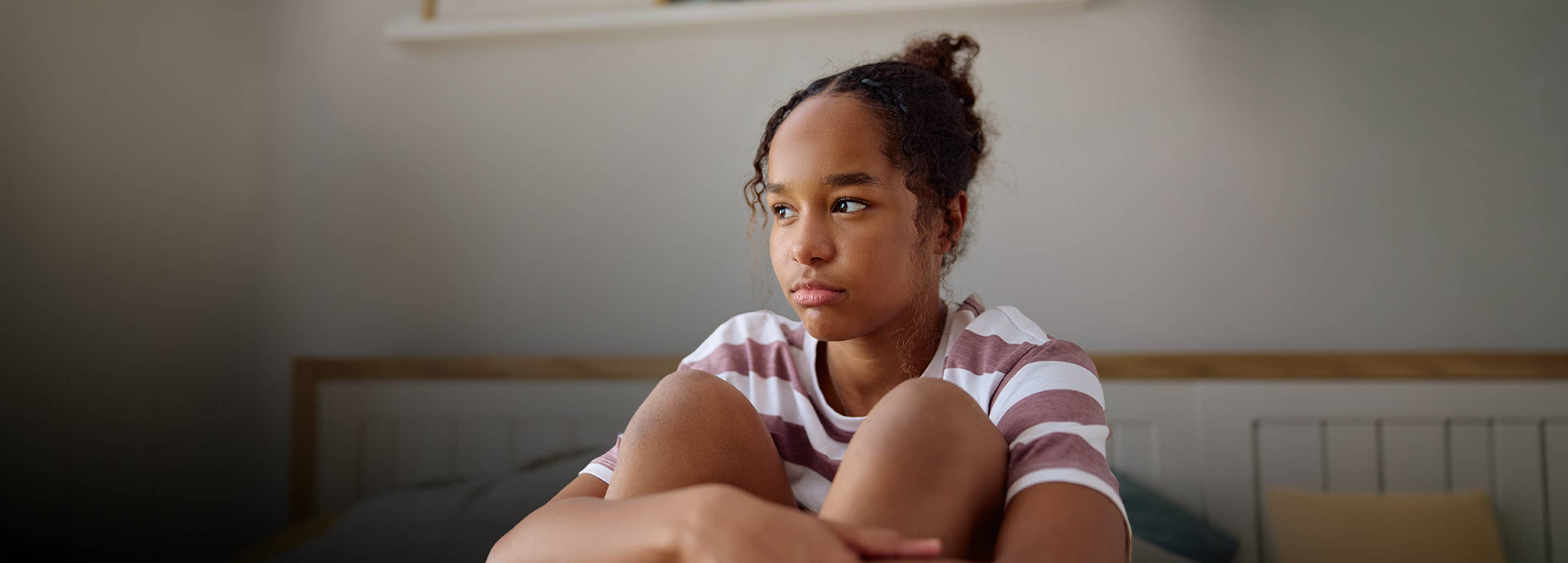 Troubled young girl
