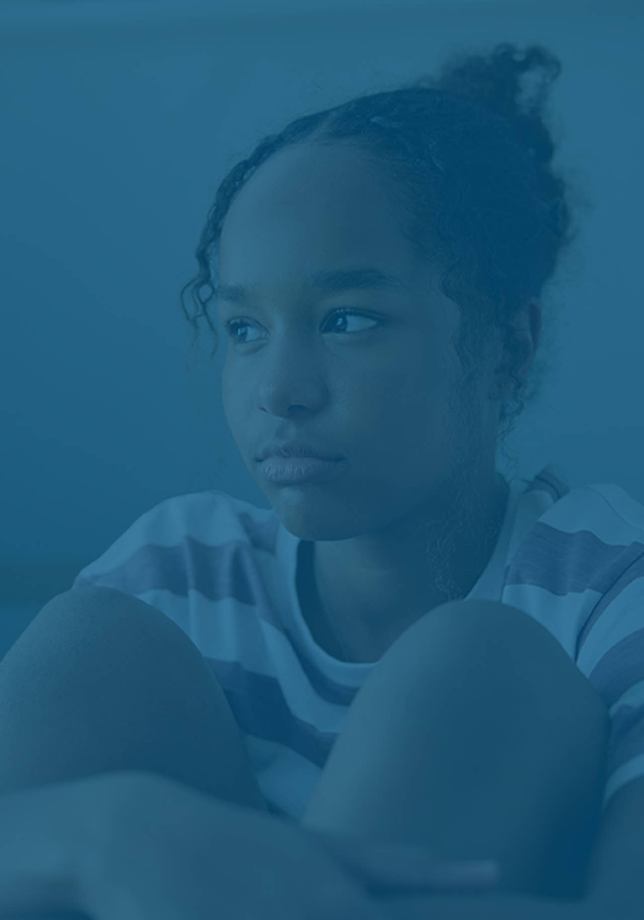 Troubled young girl