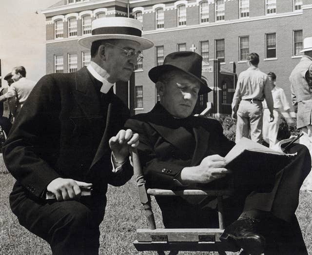 Father Flanagan and Spencer Tracy