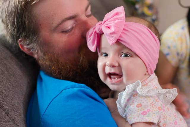 Photo of Amelia and her dad