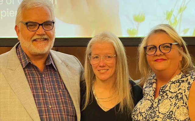 Krysten with family teachers