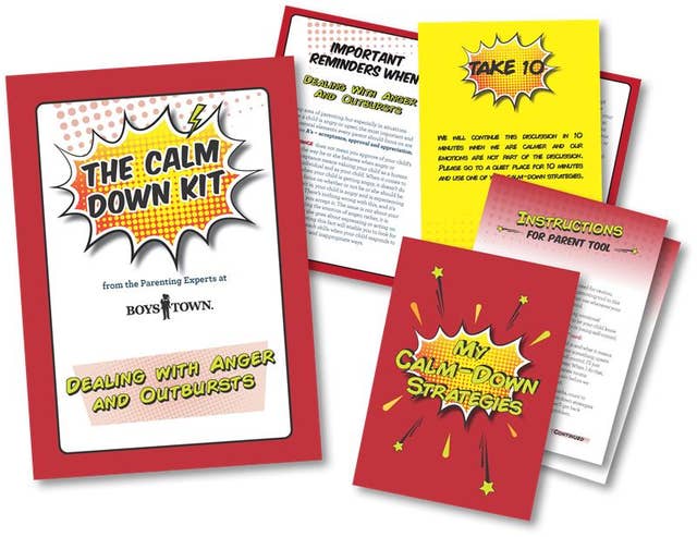 Graphic image of the Calm Down Kit
