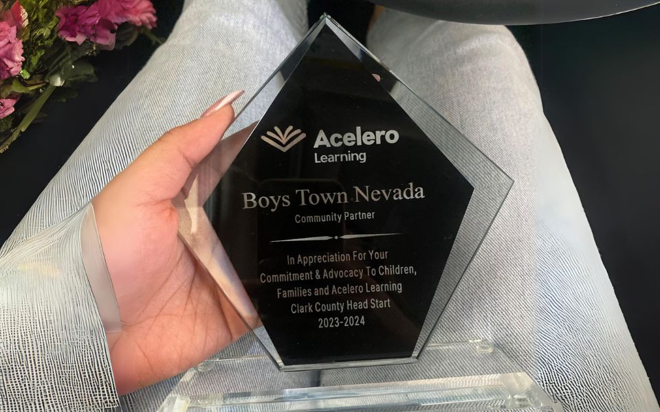 Boys Town Nevada’s Keane Talledo Receives Award From Community Partner ...