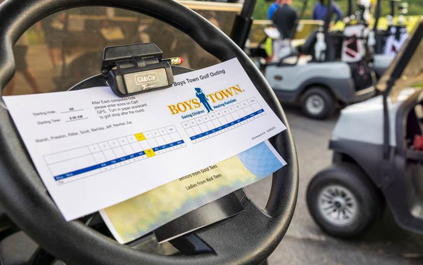 Golf Cart Score Card