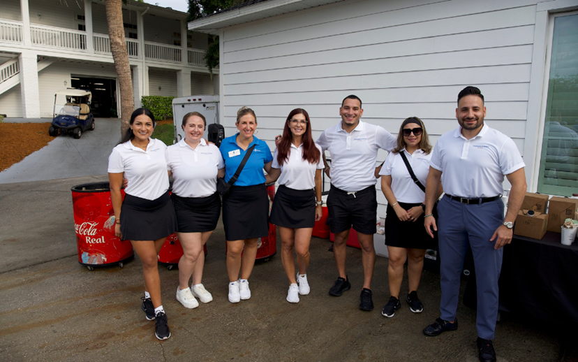 Central Florida employees prepare for the annual Demetree Golf Classic