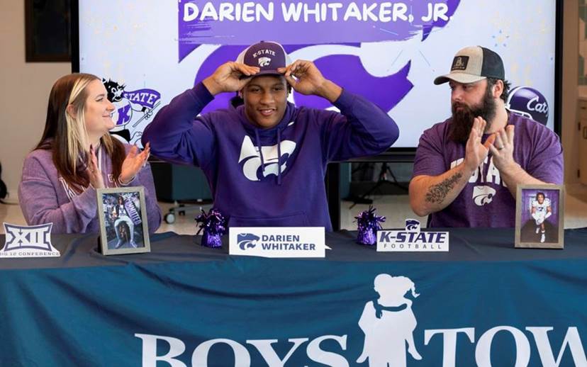 Darien Whitaker is headed to Kansas State