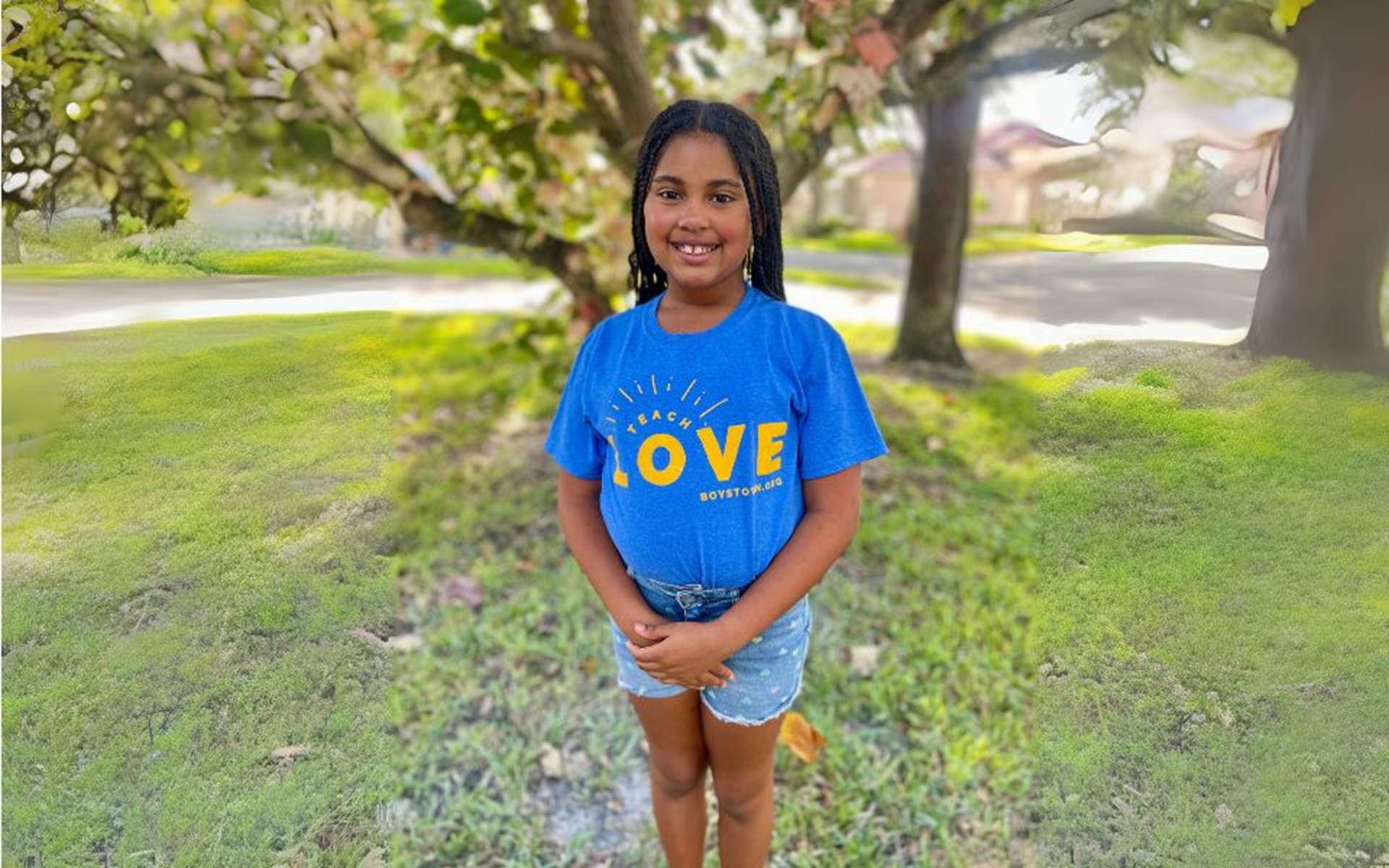 10-year-old Zoey gives back to Boys Town South Florida Youth