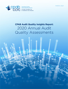 CPAB Audit Quality Insights Report: 2020 Annual Audit Quality Assessments
